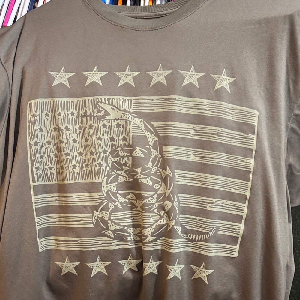 Army green don’t tread on me Dri fit t shirt